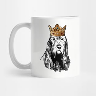 Grand Basset Griffon Vendeen Dog King Queen Wearing Crown Mug